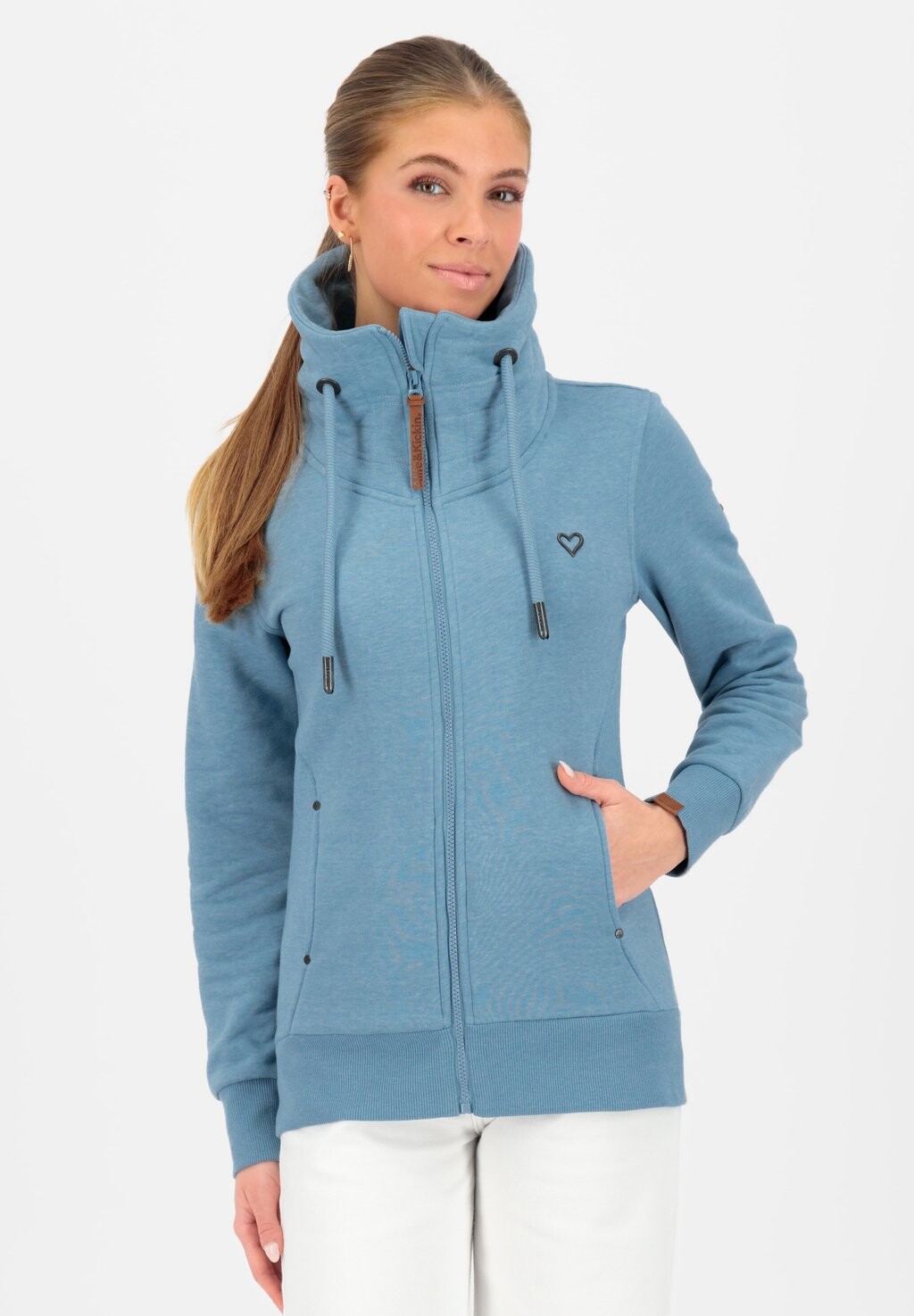 

Толстовка VIVIANAK alife & kickin, цвет elemental blue melange