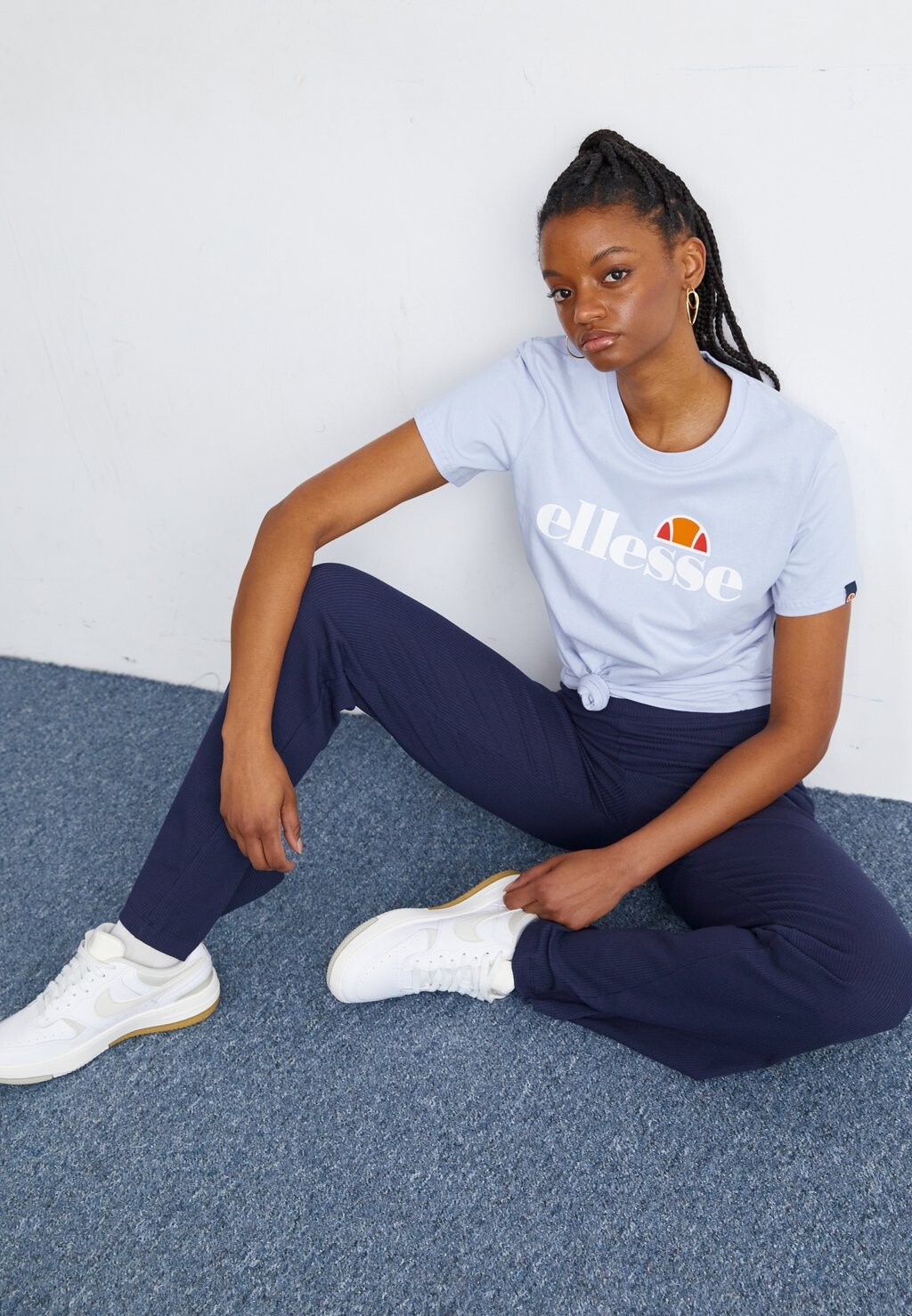 Футболка с принтом ALBANY Ellesse, цвет light blue