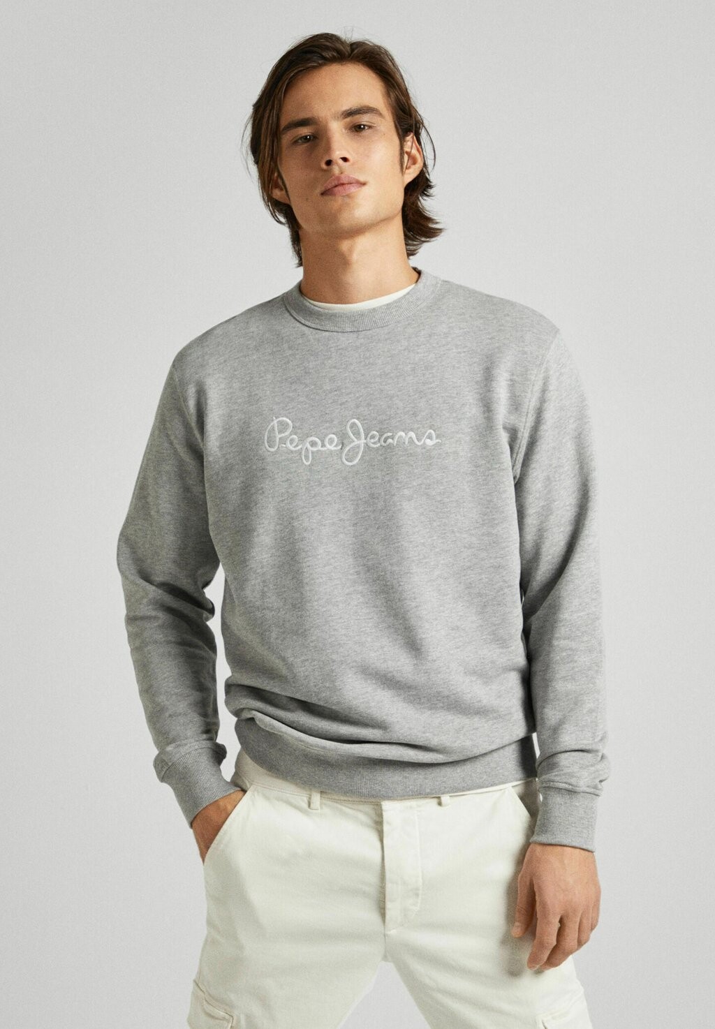 

Толстовка Joe Crew Pepe Jeans, цвет marl grey