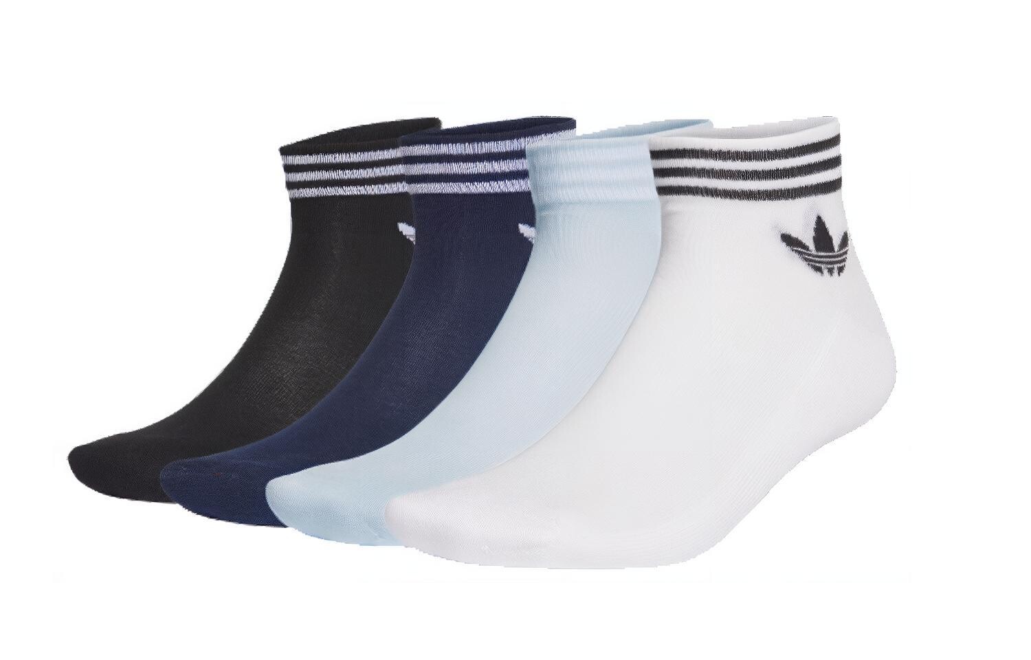 

Носки унисекс Adidas Originals, цвет 6 double packs [white/black/light sky blue/navy]