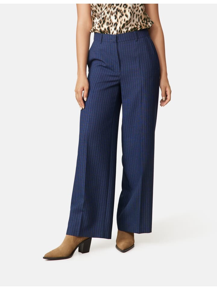 

Тканевые брюки Gerry Weber Freizeit lang, цвет blue striped