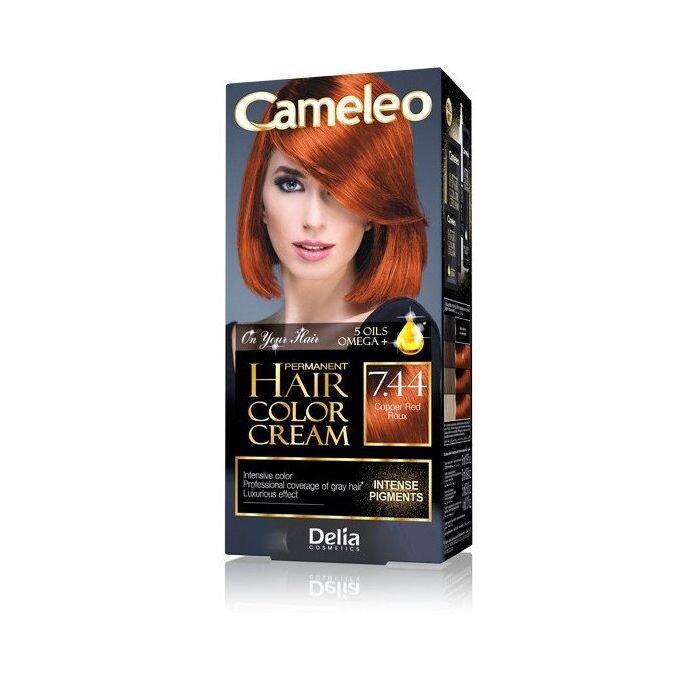 

Краска для волос Tinte Omega 5 Hair Color Cameleo, 7.44 Copper Red