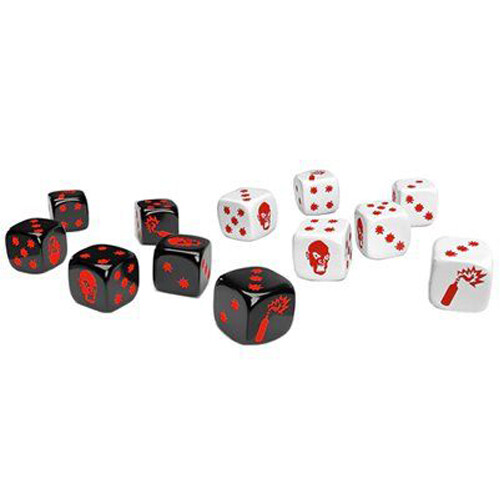

Игровые кубики Zombicide 2Nd Edition Special Black And White Dice