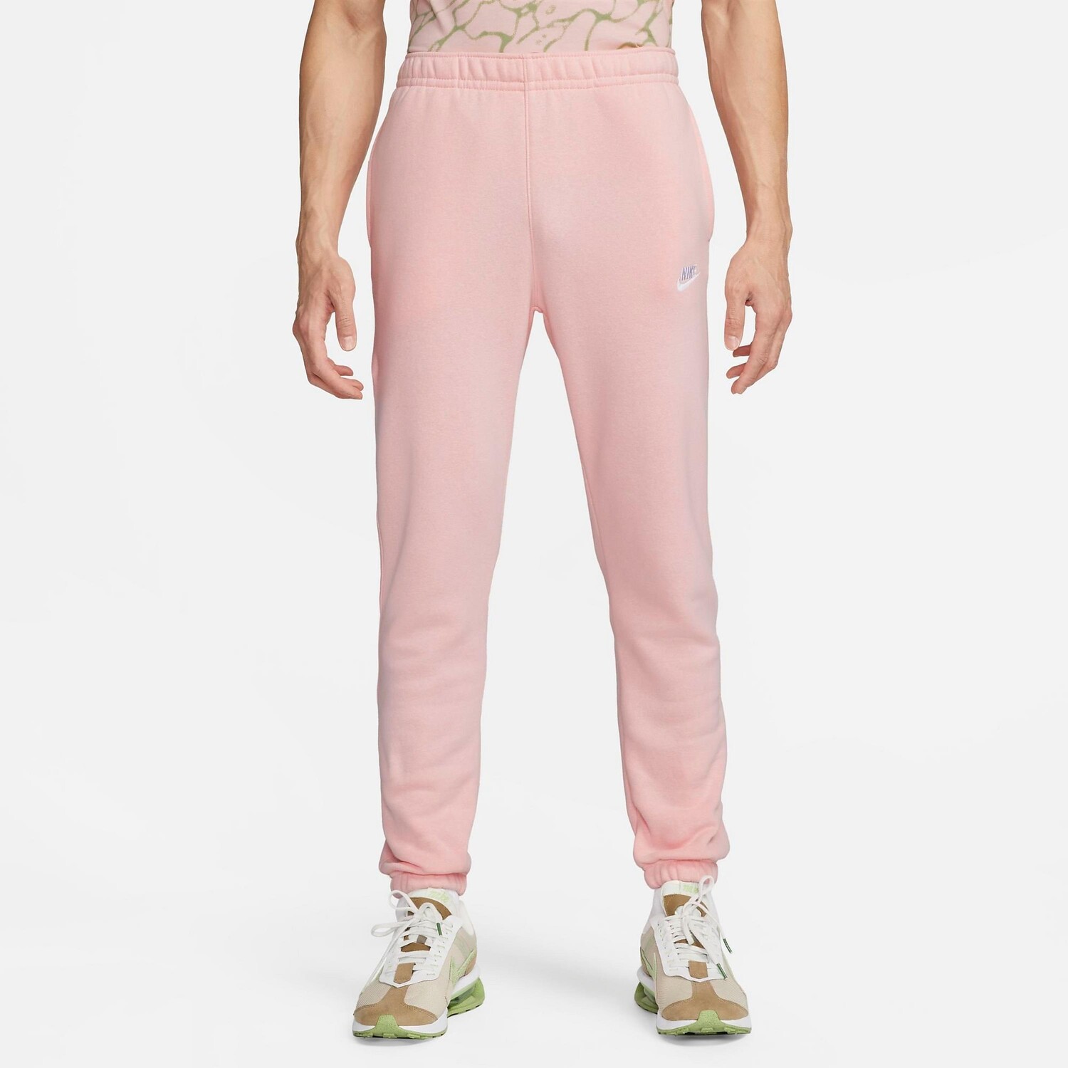 

Мужские брюки-джоггеры из джерси Nike Sportswear Club, розовый
