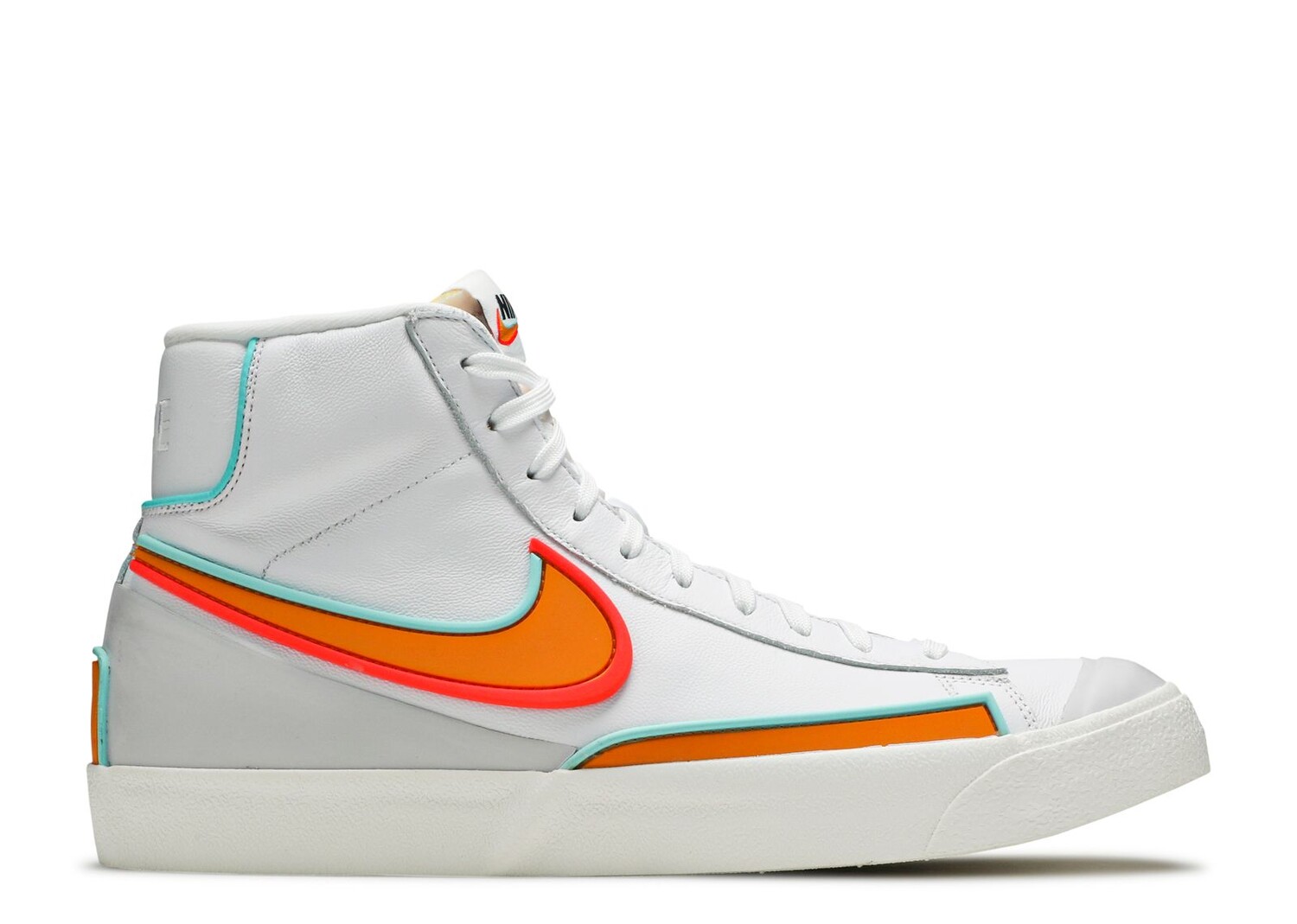 

Кроссовки Nike Blazer Mid '77 Infinite 'White Kumquat', белый, Белый;серый