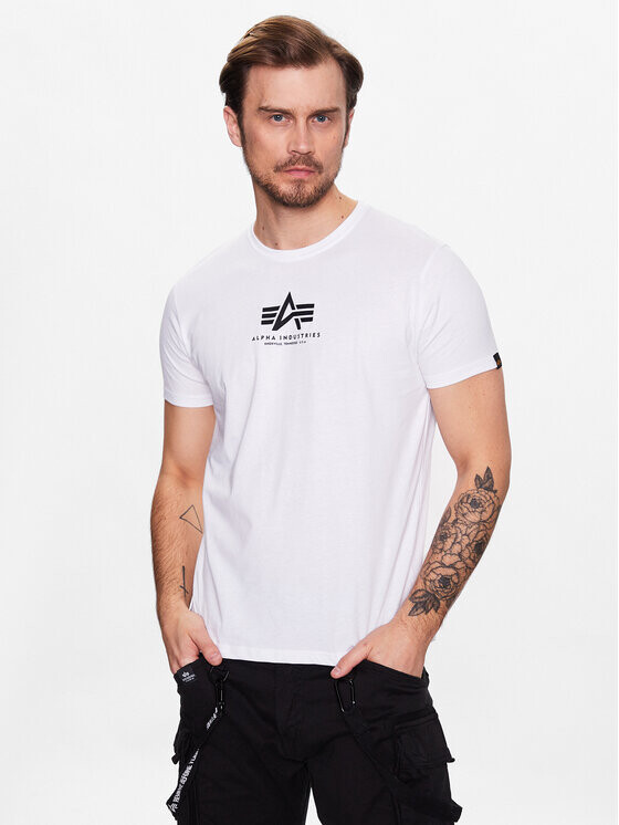 

Футболка стандартного кроя Alpha Industries, белый