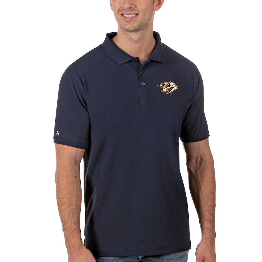 

Поло с коротким рукавом Antigua Nashville Predators, нави