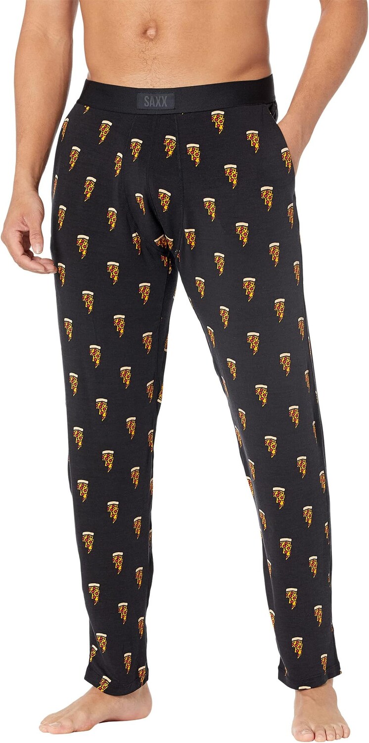 

Пижамные брюки SAXX UNDERWEAR Sleepwalker Ballpark Pants, цвет Black Pizza Bolt