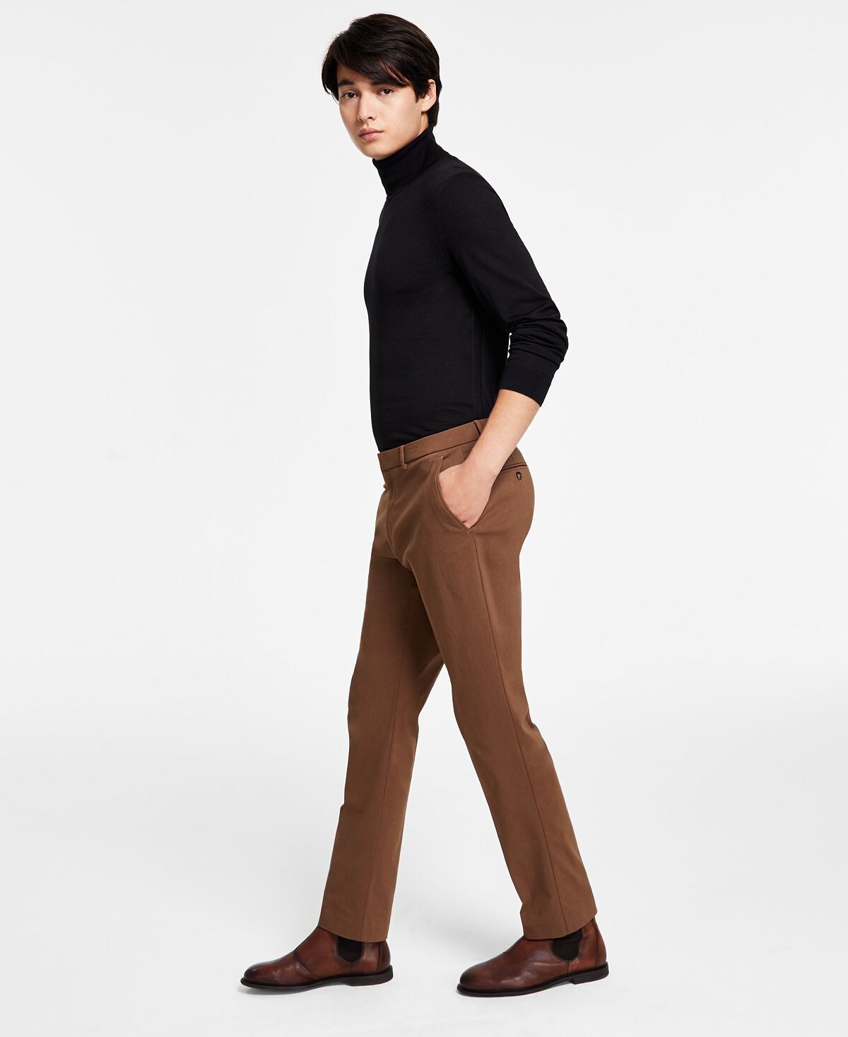 

Мужские однотонные спортивные брюки современного кроя TH Flex Stretch Tommy Hilfiger
