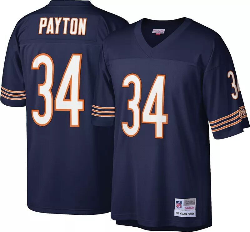 

Мужская футболка Mitchell & Ness Chicago Bears Walter Payton № 34 1985 года.