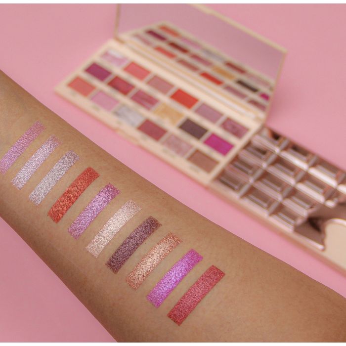 Тени для век Marble Rose Gold Paleta de Sombras I Heart Revolution, Multicolor палетка теней для век i heart revolution fruity pebbles 13 5 г