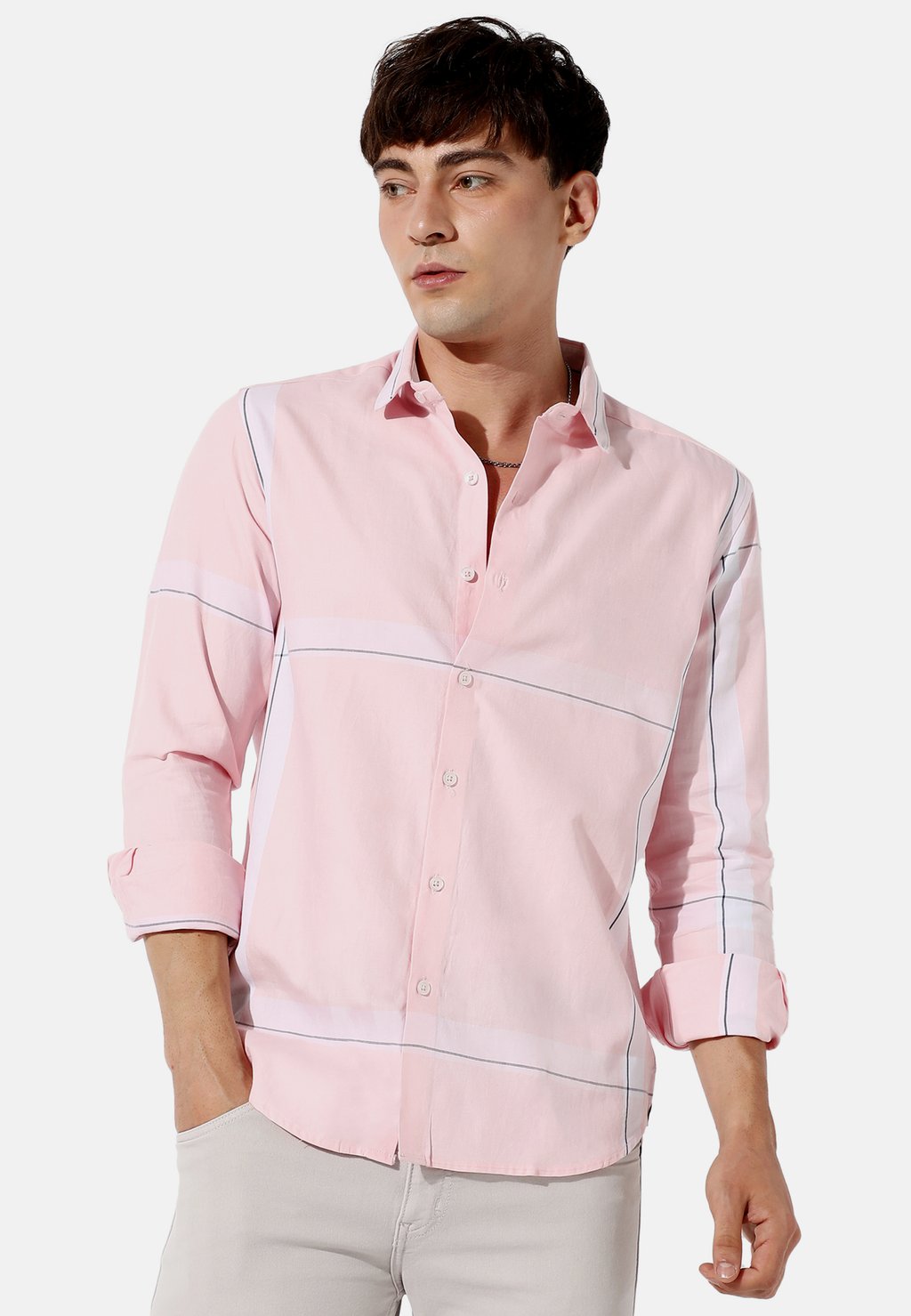 Рубашка JEREMY Campus Sutra, цвет pink