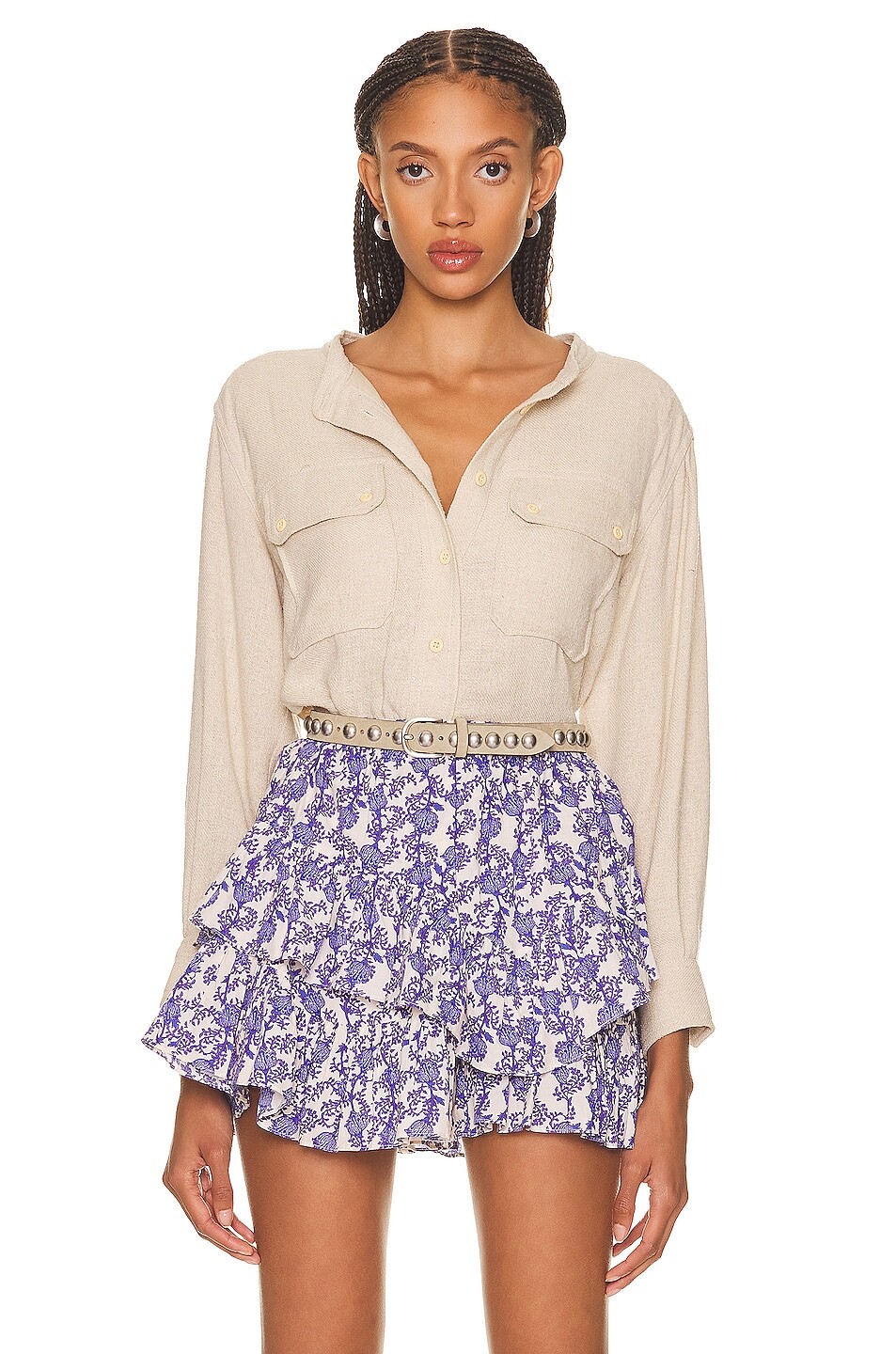 

Блузка Isabel Marant Etoile Tecoyo, экрю