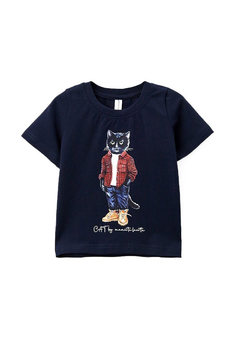 

Футболка с принтом PRINTED CAT COUNTRY Manii'ta Lacitta, цвет dark blue