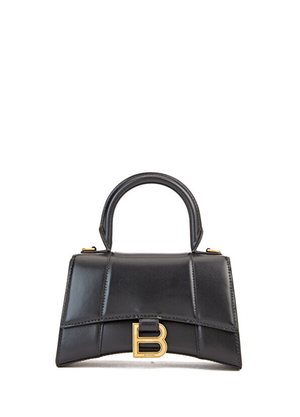 

Черная женская кожаная сумка через плечо hourglass xs Balenciaga