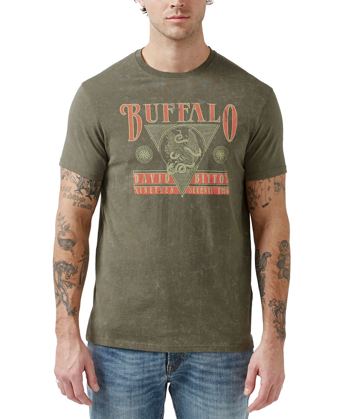 

Мужская футболка Tifern с короткими рукавами Buffalo David Bitton