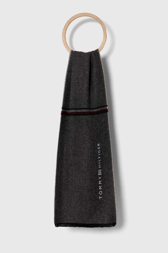 

Шерстяной шарф Tommy Hilfiger, серый