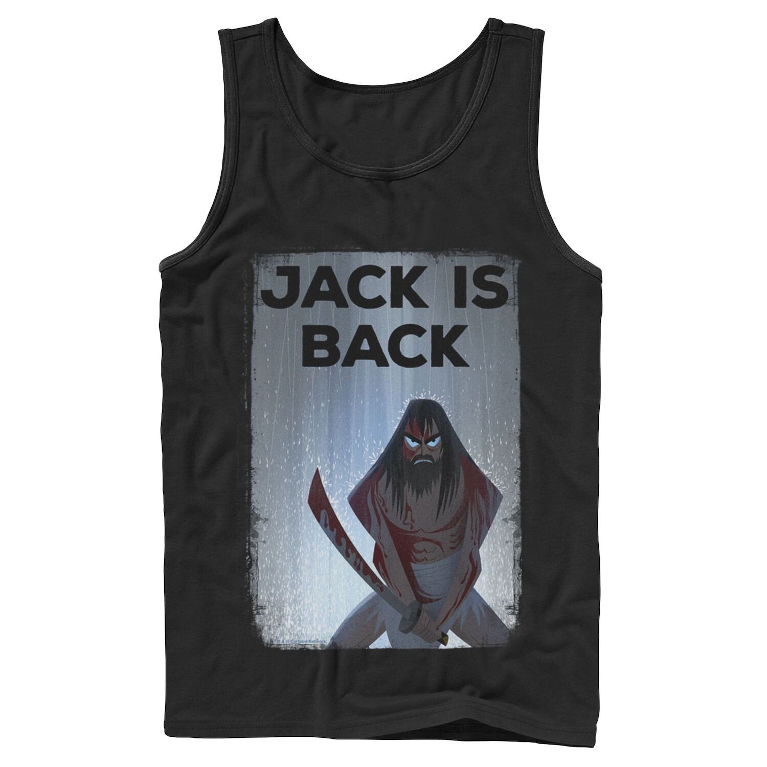 

Мужская футболка Cartoon Network Samurai Jack The Jack Is Back Tank Rainwaters Licensed Character