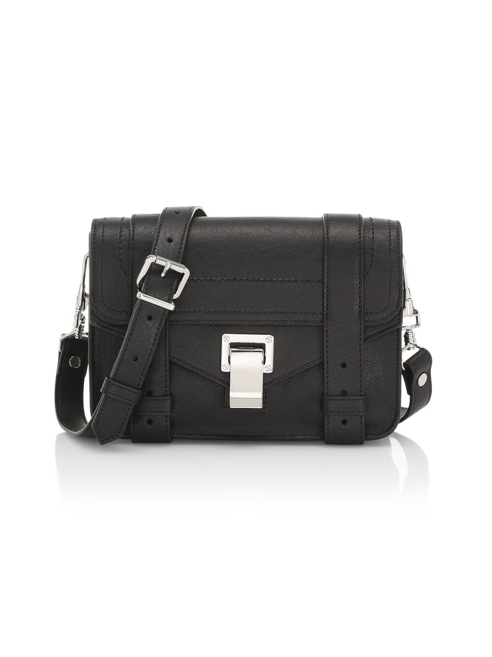 

Кожаная сумка Mini PS1 Proenza Schouler, черный