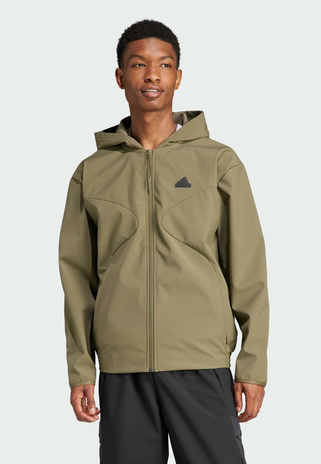 

Толстовка на молнии CITY ESCAPE FULL adidas Sportswear, оливковые слои, Зеленый