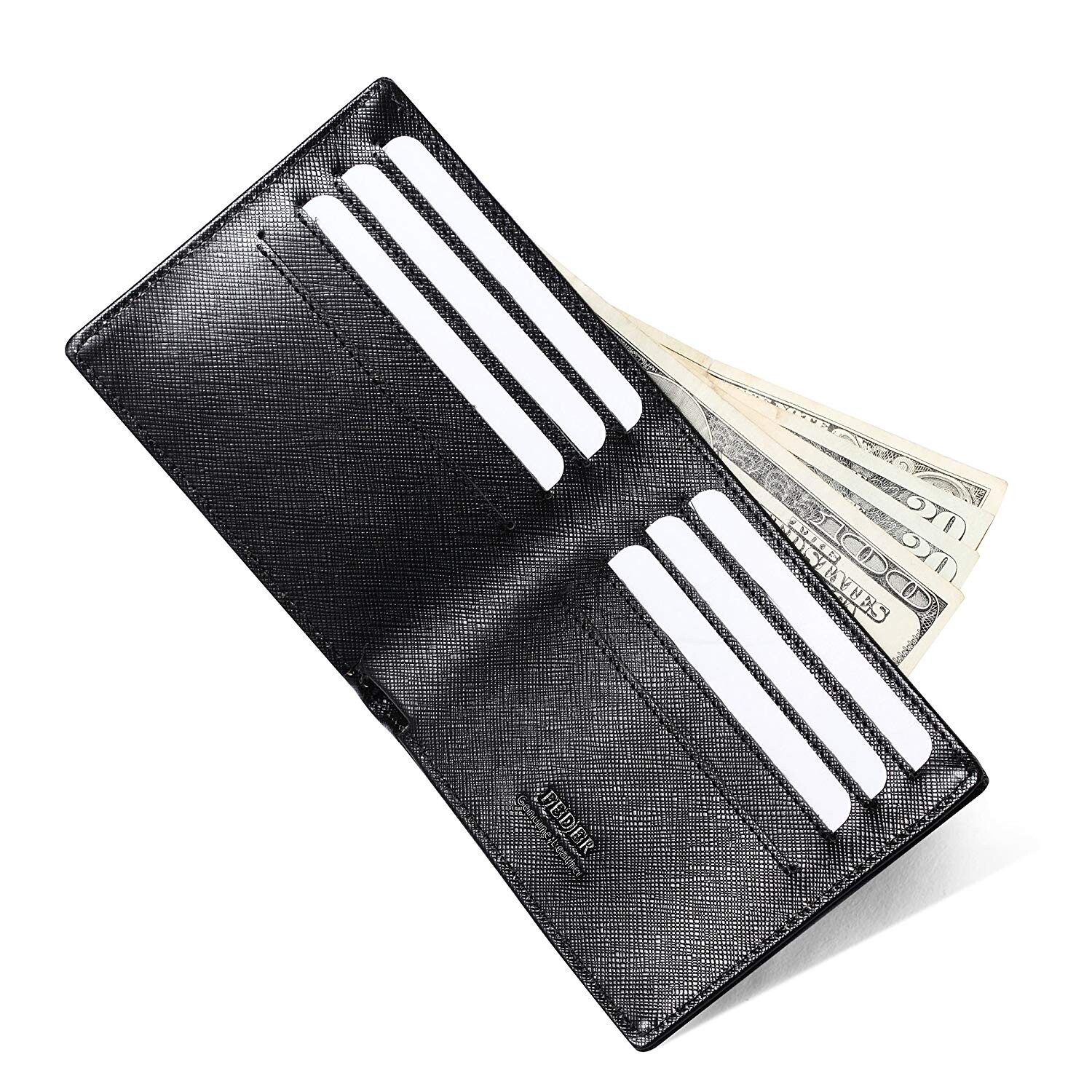 

Кошелек FEDER Leder RFID + Geschenkbox, антрацит
