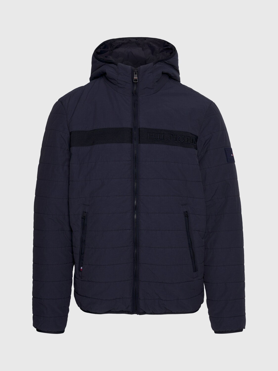 

Утепленная куртка из хлопковой смеси с капюшоном Tommy Hilfiger, пустынное небо