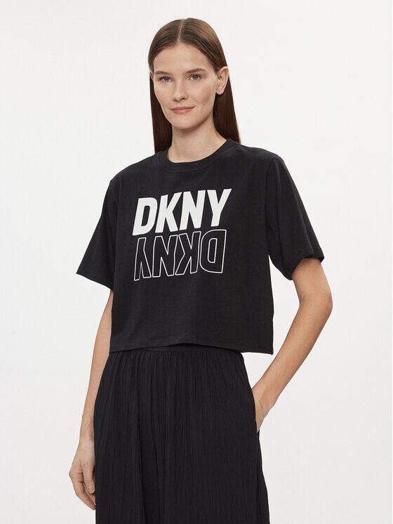 

Футболка свободного покроя Dkny Sport, черный
