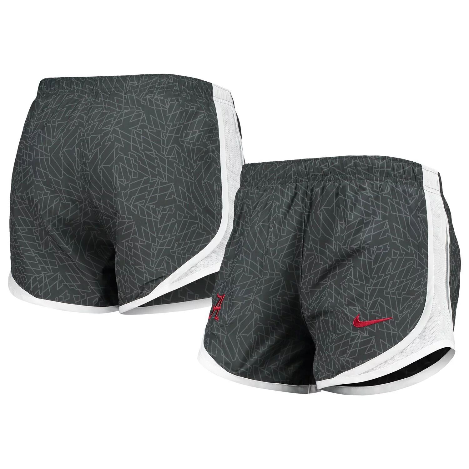 

Женские шорты Nike Charcoal/White Alabama Crimson Tide Performance Tempo Nike
