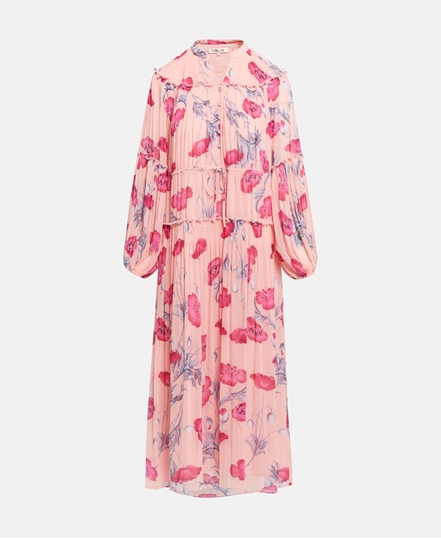 

Длинное платье Diane von Furstenberg, розовый