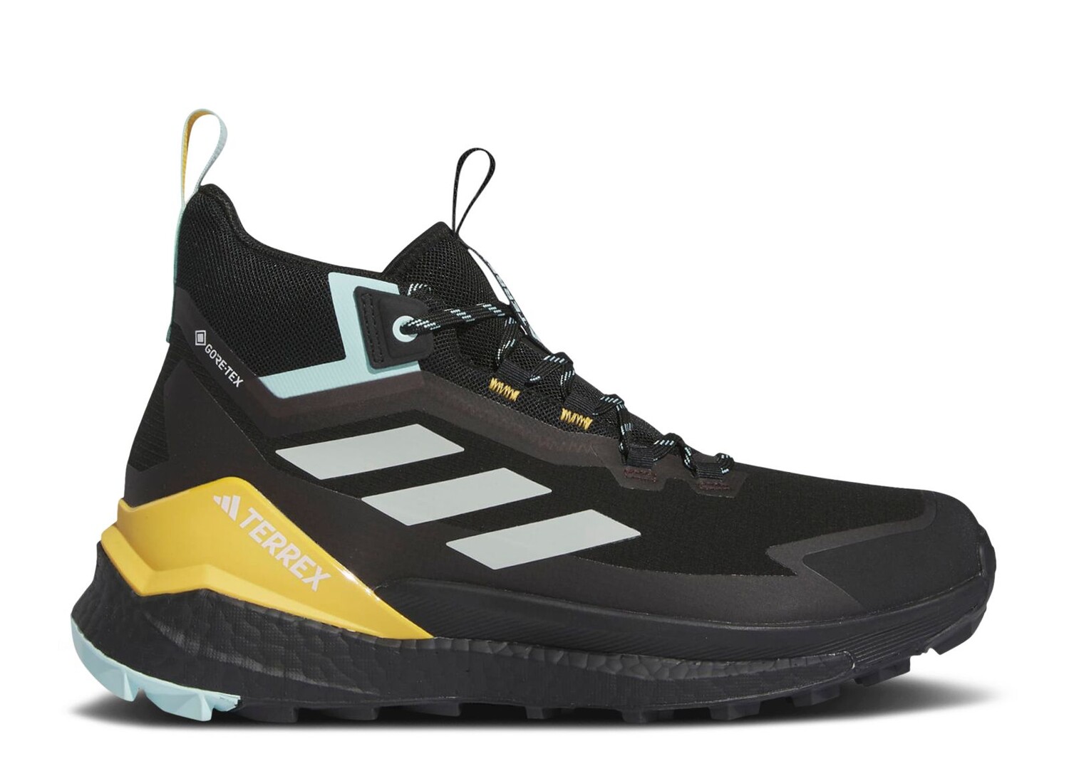 

Кроссовки adidas Terrex Free Hiker Gore-Tex 2.0 'Black Aqua Yellow', черный