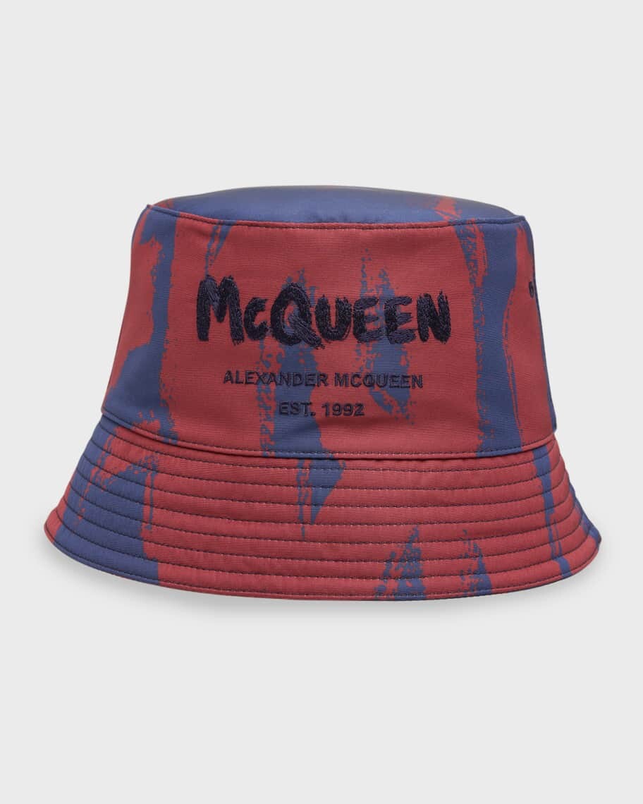 

Мужская панама с логотипом граффити Alexander McQueen