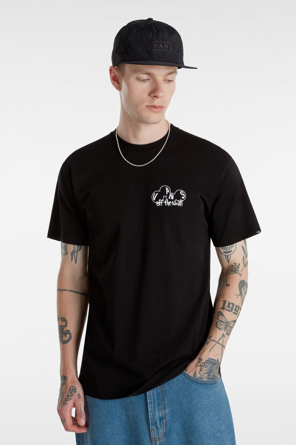 

Мужская футболка из 100% хлопка Scuttle Vans, черный
