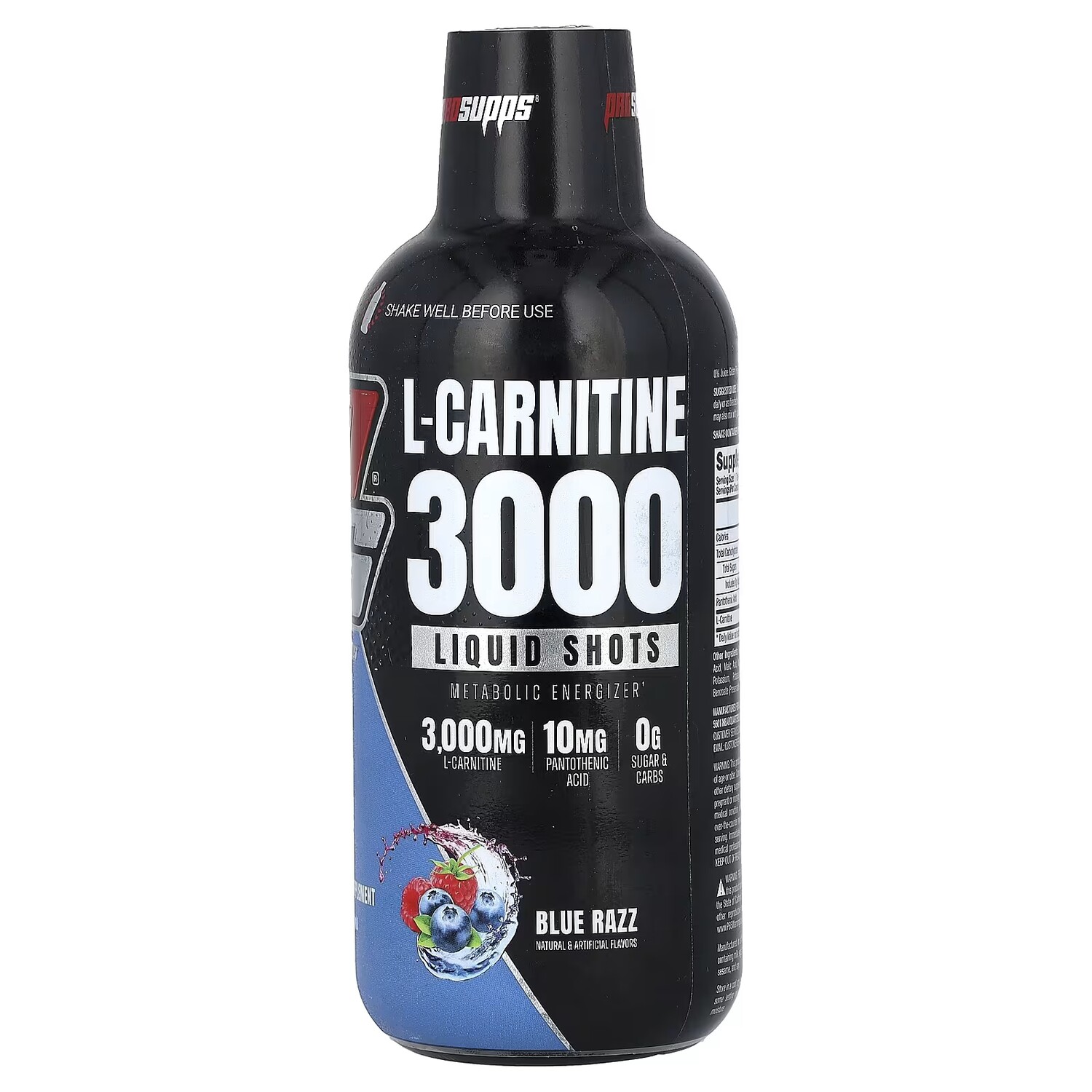 

ProSupps L-Carnitine 3000 Liquid Shots Blue Razz, 16 жидких унций (473 мл)