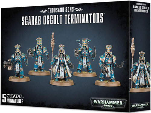 

Миниатюра Games Workshop Warhammer 40K: Thousand Sons Scarab Occult Terminators