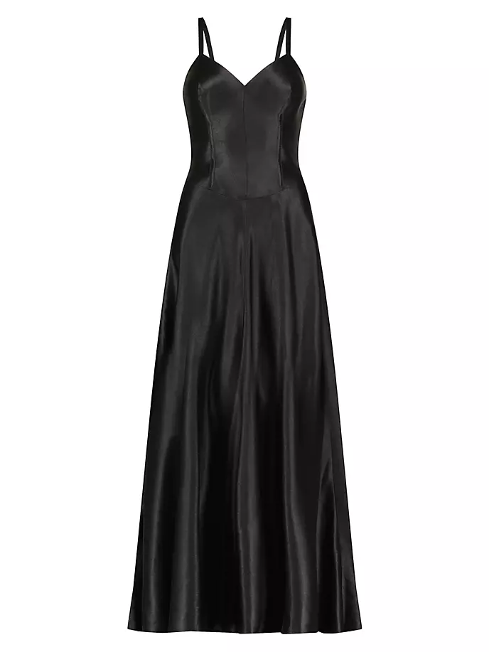 Свободное платье Marina Moscone, черный