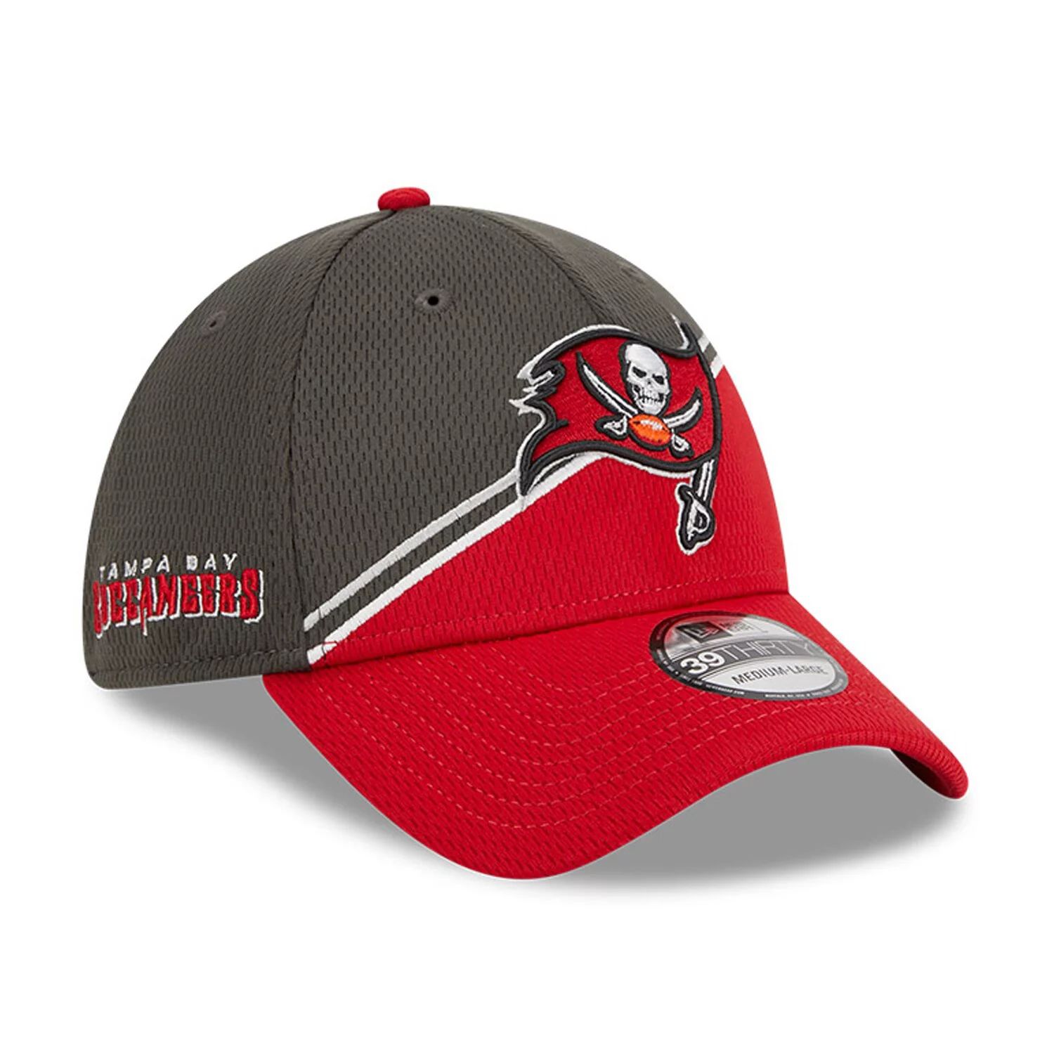 мужская регулируемая кепка new era pewter red tampa bay buccaneers 2023 sideline 9forty Мужская бейсболка New Era Pewter/Red Tampa Bay Buccaneers 2023 Sideline 39THIRTY Flex Hat