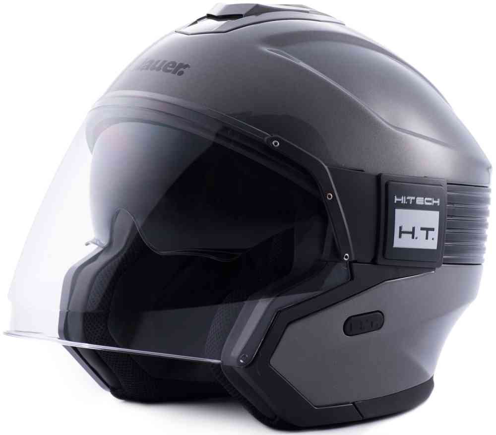 Хакерский реактивный шлем Blauer, серый/черный