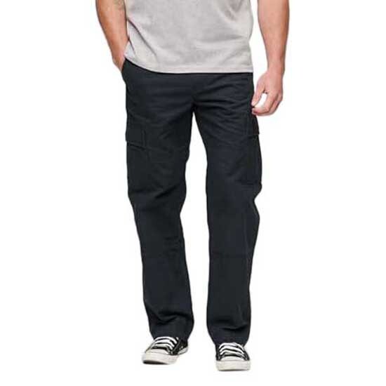 

Брюки Superdry Baggy Regular Waist Cargo, синий