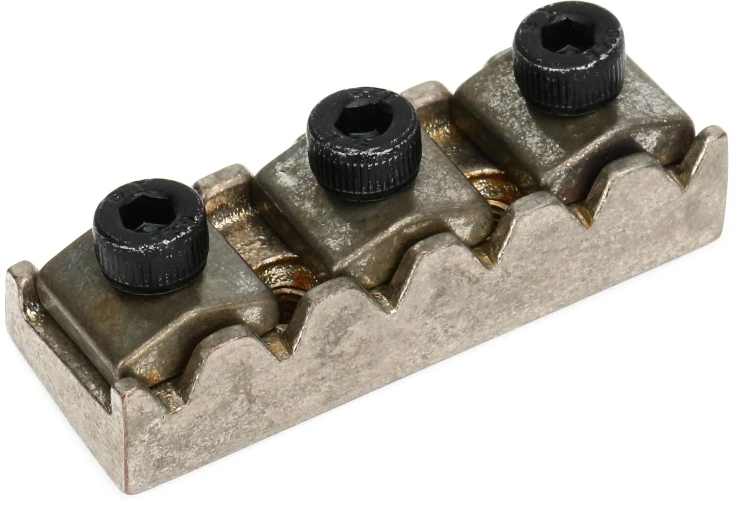 

Floyd Rose FR1NR3NR Серия 1000 / Специальная стопорная гайка R3 (ширина 42,85 мм) — реликтовый никель
