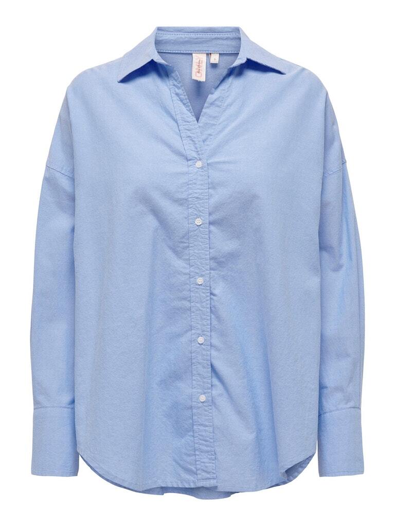 Блуза ONLY Langarm, цвет Light Blue Denim
