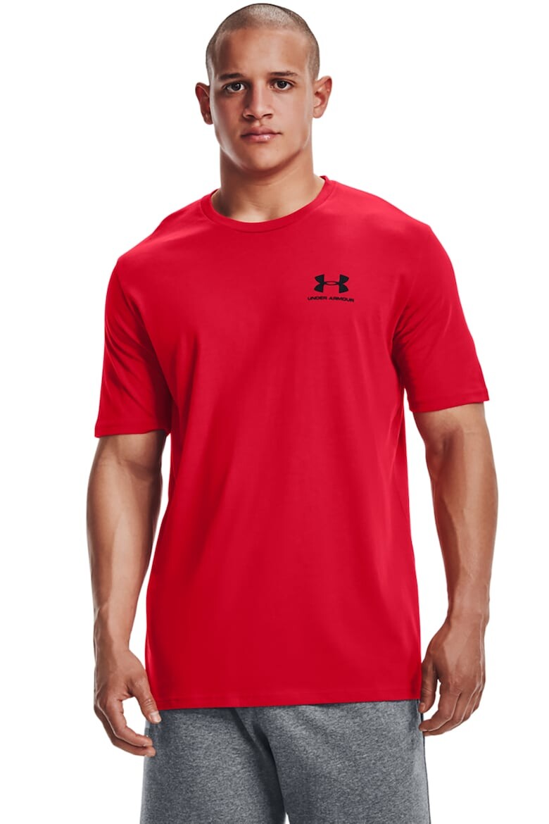 

Фитнес-Футболка спортивного стиля с овальным вырезом Under Armour, красный