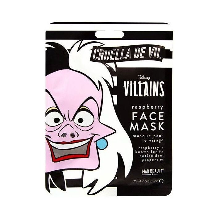 

Маска для лица Mascarilla Facial Antioxidante de Disney Cruella De Vil Mad Beauty, 25 ml