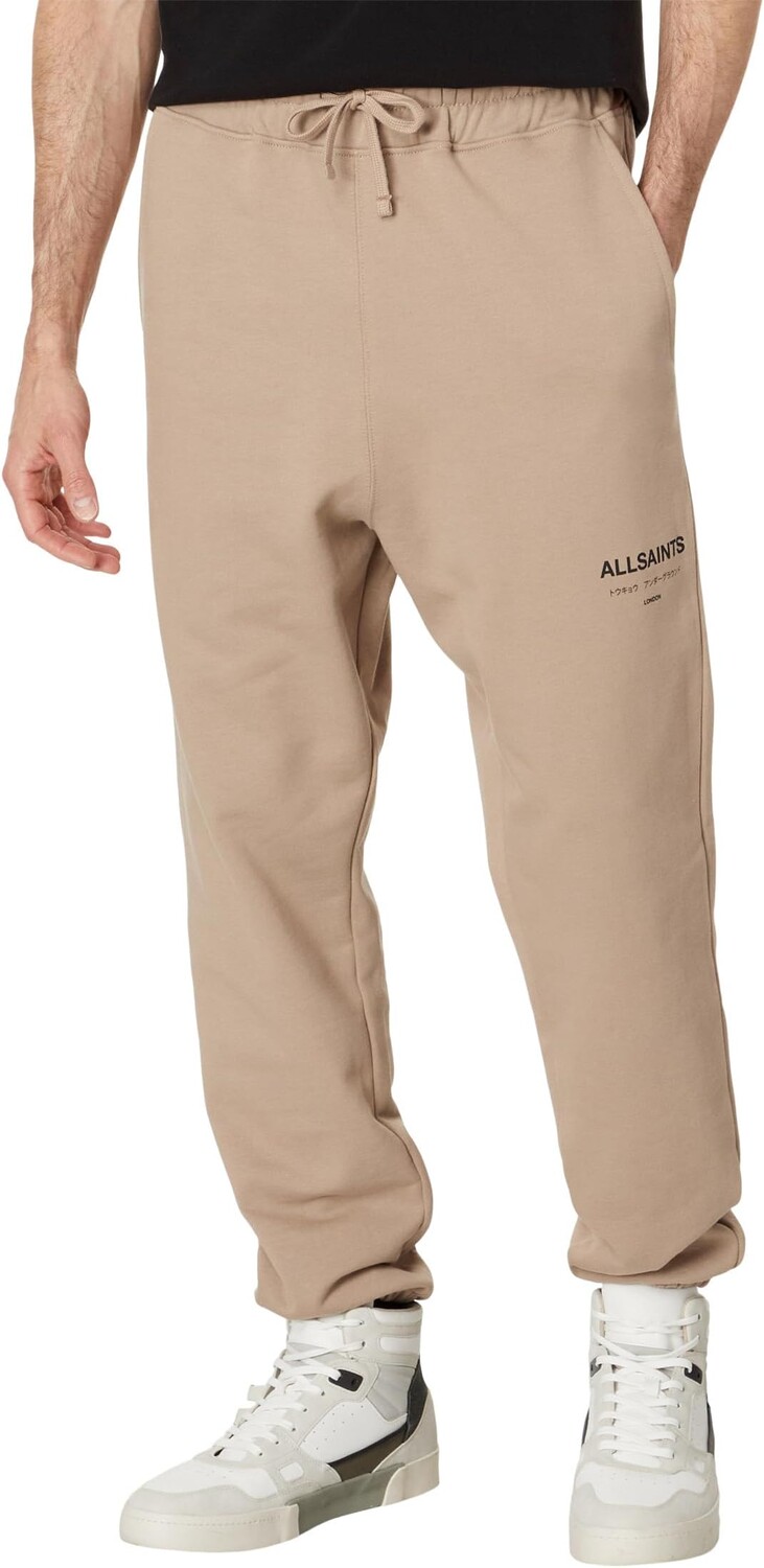 

Брюки AllSaints Underground Sweatpant, бежевый