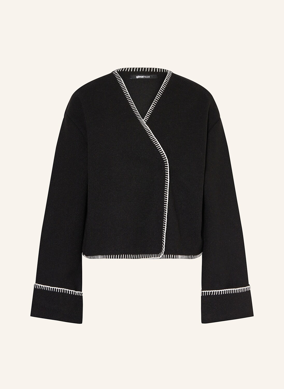 

Куртка-коробка gina tricot, черный