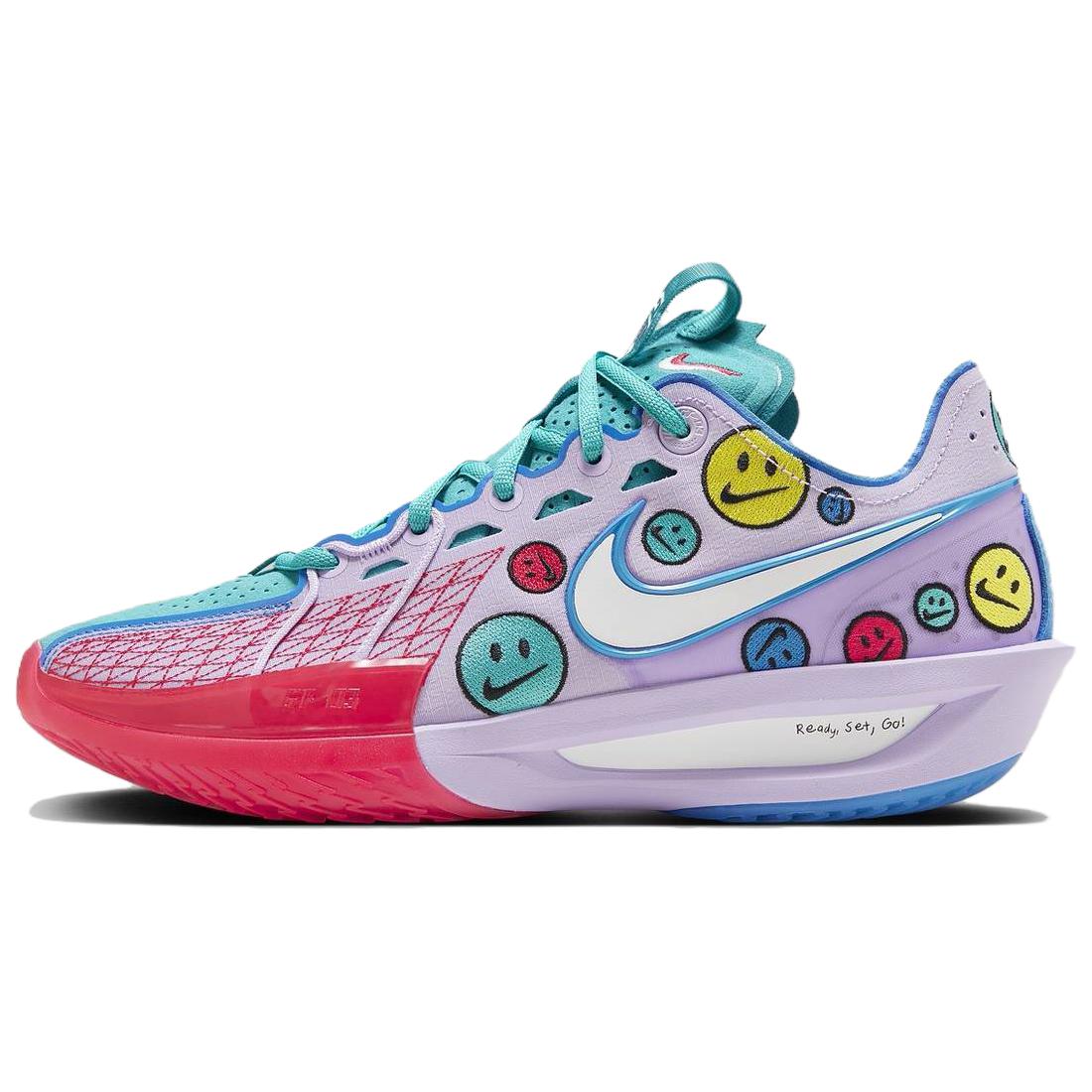 

Кроссовки Nike Air Zoom GT Cut 3 Jewell Loyd Dusty Cactus Lilac Bloom, желтый