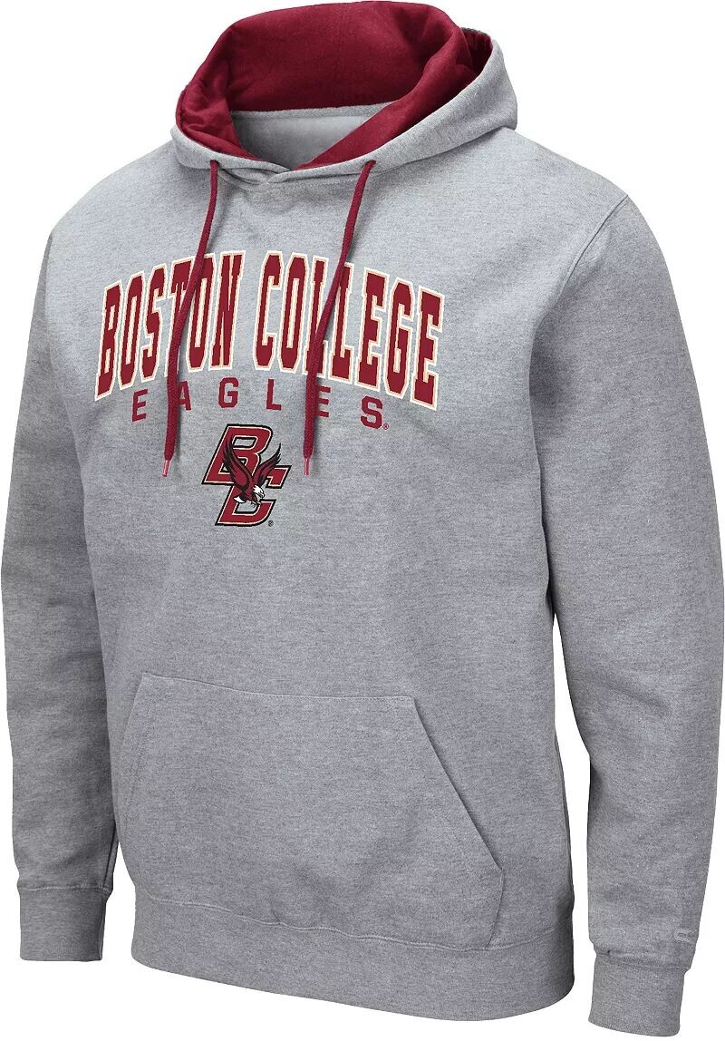 

Colosseum Серая мужская толстовка с капюшоном Boston College Eagles