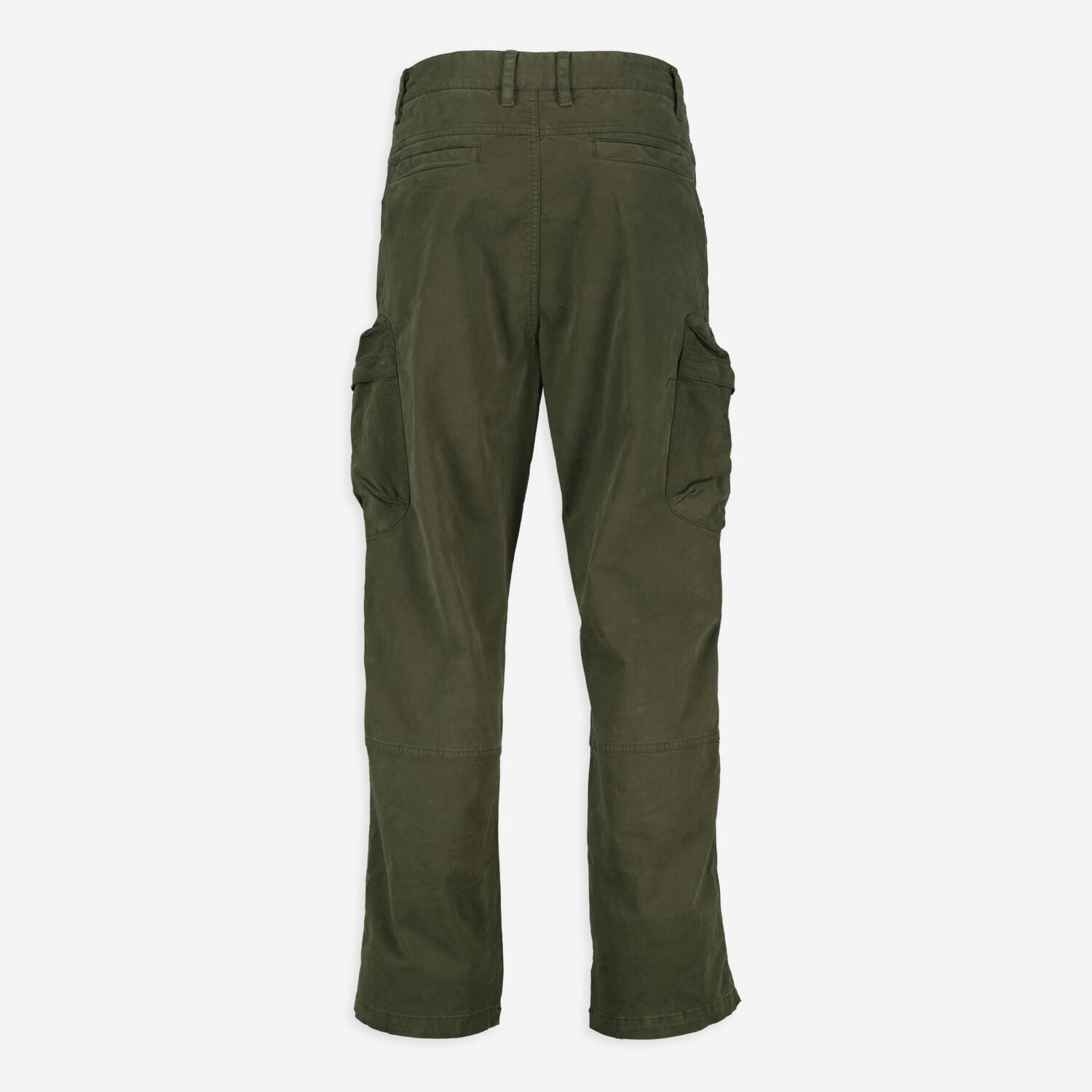Темно-зеленые брюки-карго с карманами на молнии PLM DNM