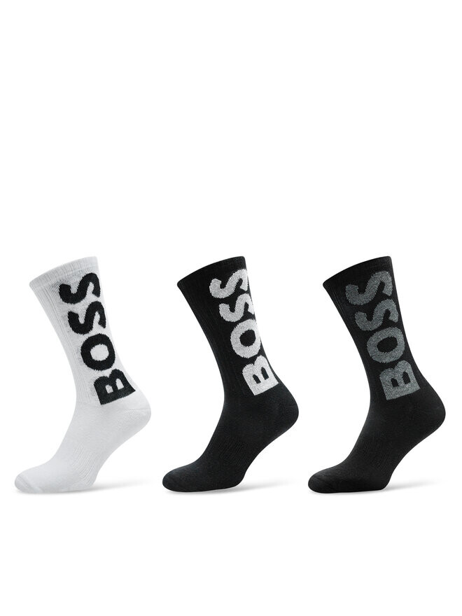

3 пары длинных носков Boss, черный