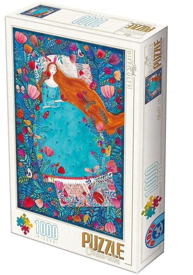 

D-Toys, пазл, Андреа Курти, Спящая красавица, 1000 шт.