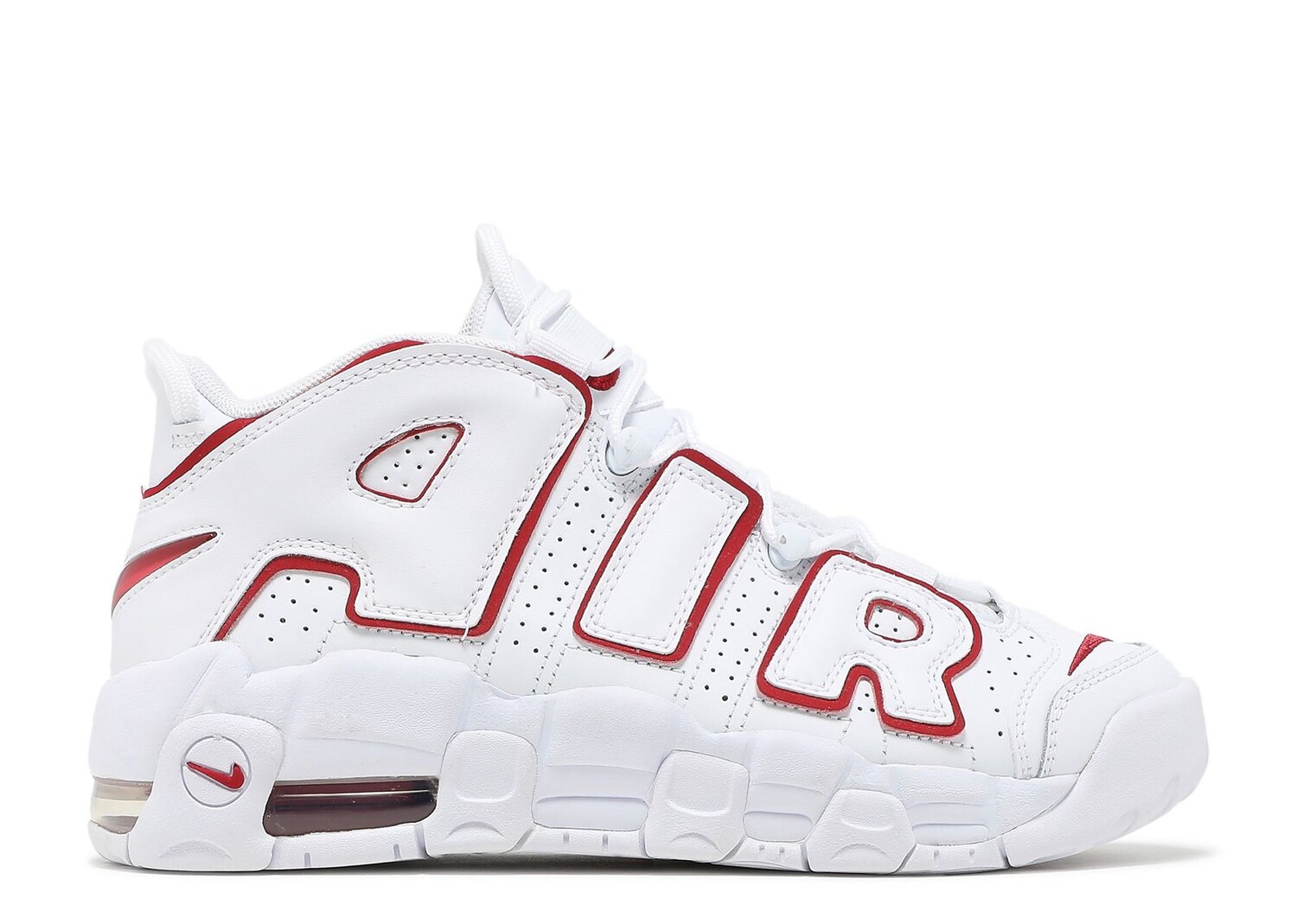 

Кроссовки Nike Air More Uptempo Gs 'White Varsity Red' 2021, белый